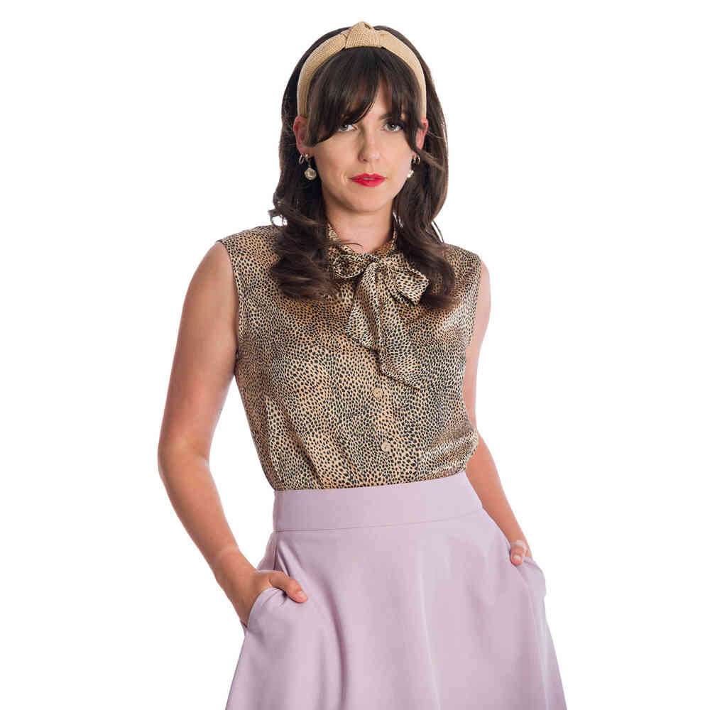 Banned - WILD INSTINCT Blouse - Bruin